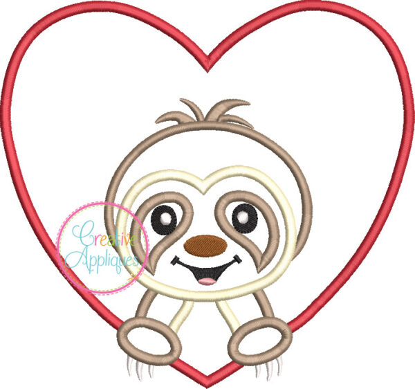 Valentine Animal Heart Applique Set 2 - Image 7