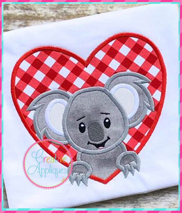 Valentine Animal Heart Applique Set 2 - Image 2