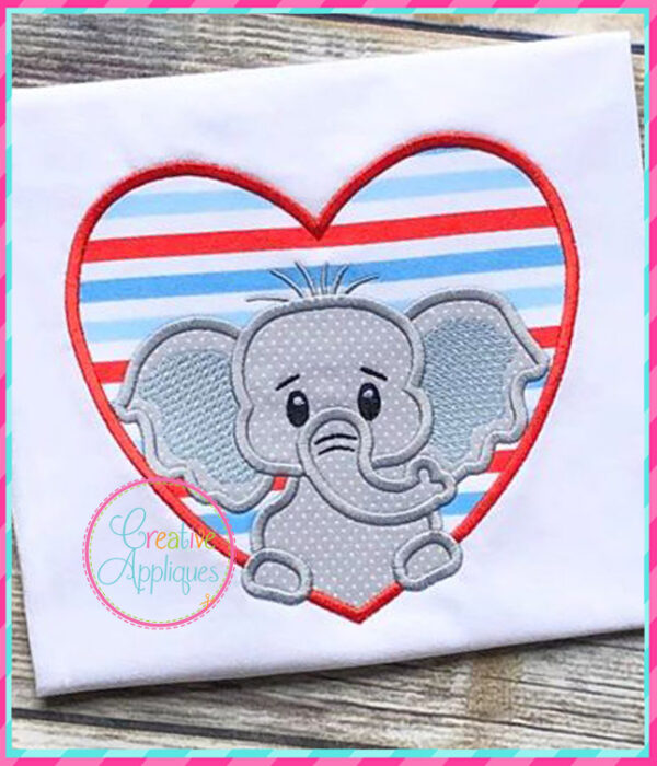 Valentine Animal Heart Applique Set 1 - Image 19