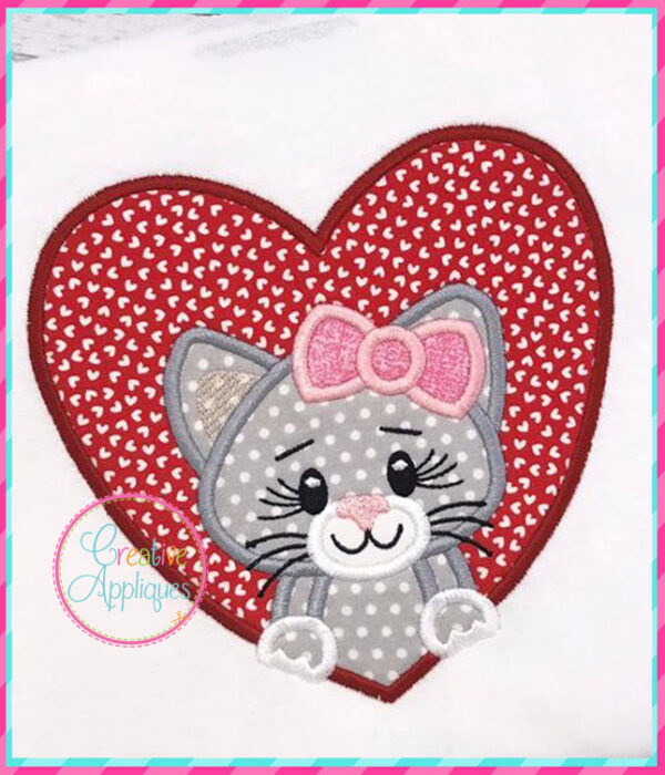 Valentine Animal Heart Applique Set 1 - Image 9