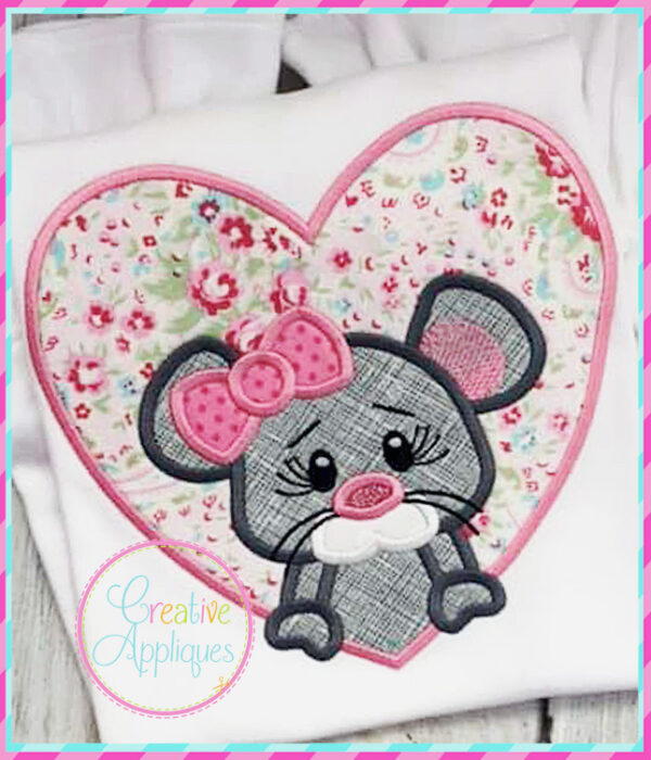 Valentine Animal Heart Applique Set 2 - Image 16