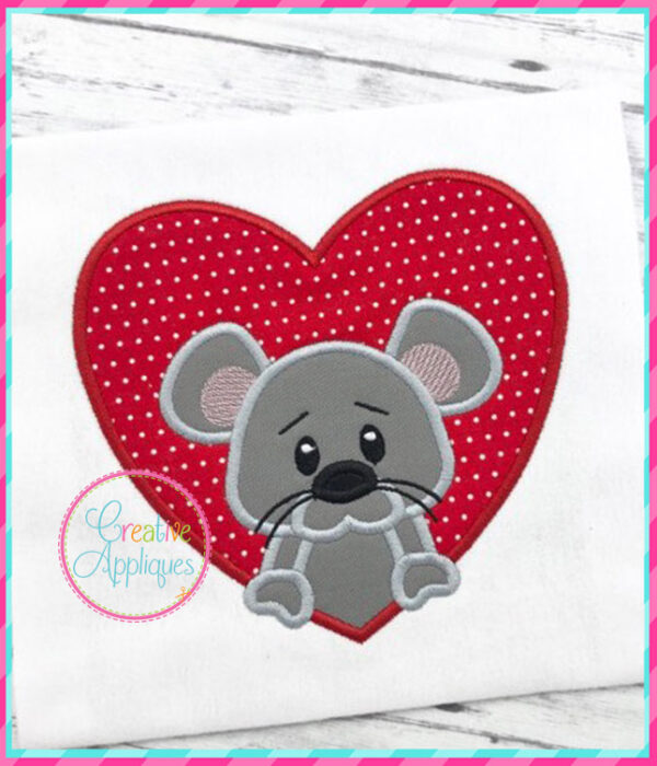 Valentine Animal Heart Applique Set 2 - Image 14