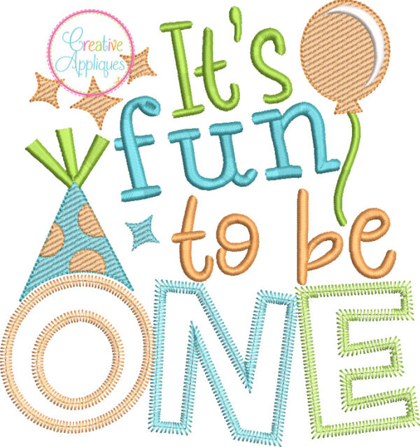 It's Fun To Be One Applique - Image 4