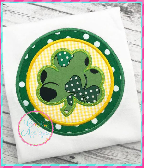 Shamrock Circle Applique