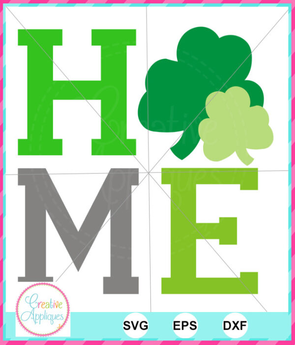 Home Shamrock Cut File