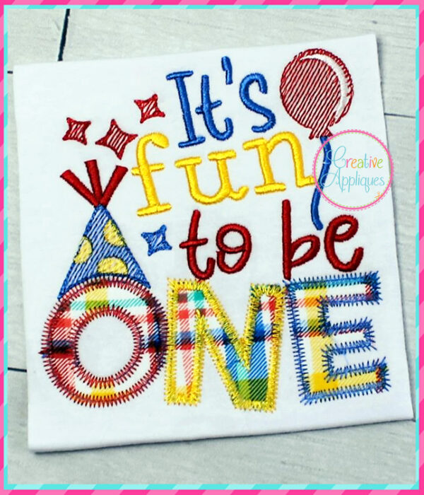 It's Fun To Be One Applique - Image 6