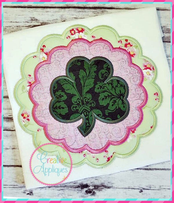 Shamrock Scallop Applique - Image 3