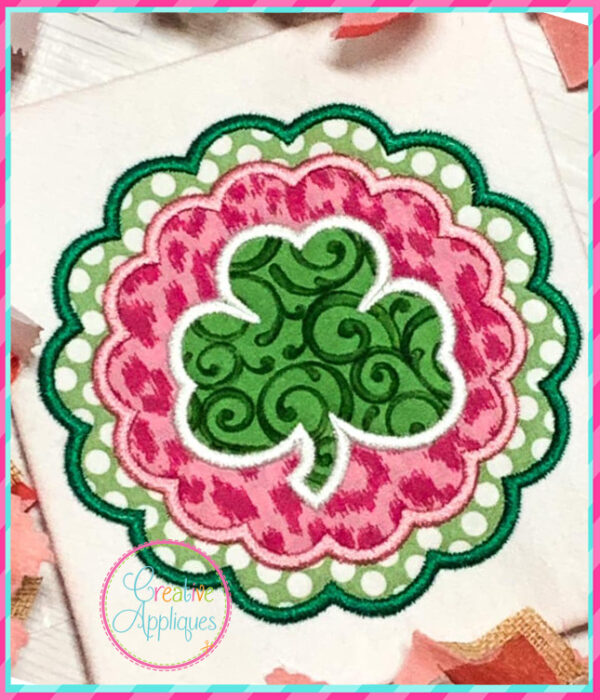 Shamrock Scallop Applique