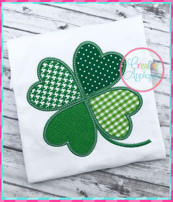 4 Leaf Shamrock Applique