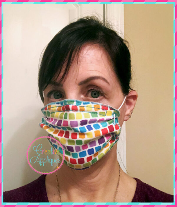 In The Hoop Zigzag Stitch Face Mask - Image 8