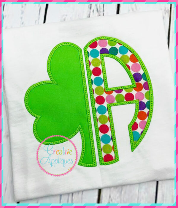 Half Shamrock Alphabet Applique - Image 4