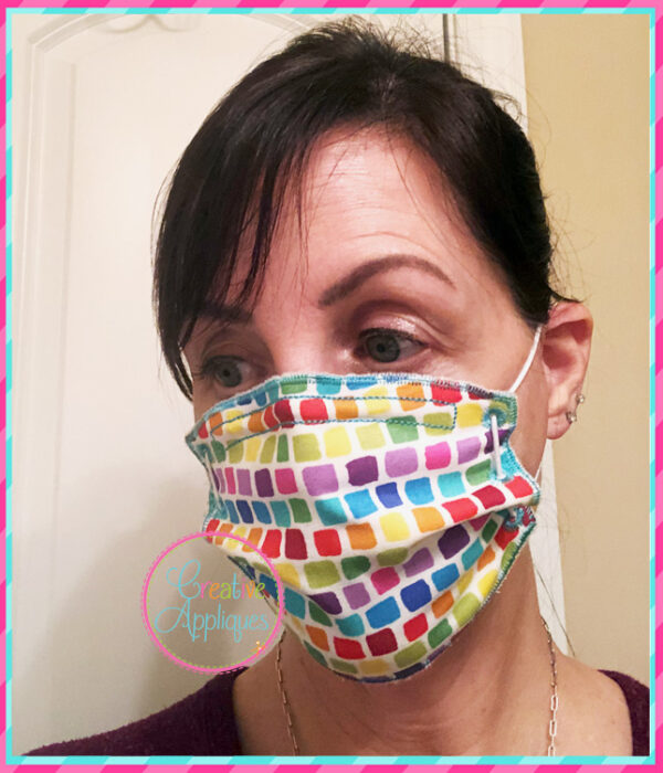 In The Hoop Zigzag Stitch Face Mask - Image 9