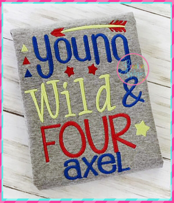 Young Wild & Four Embroidery