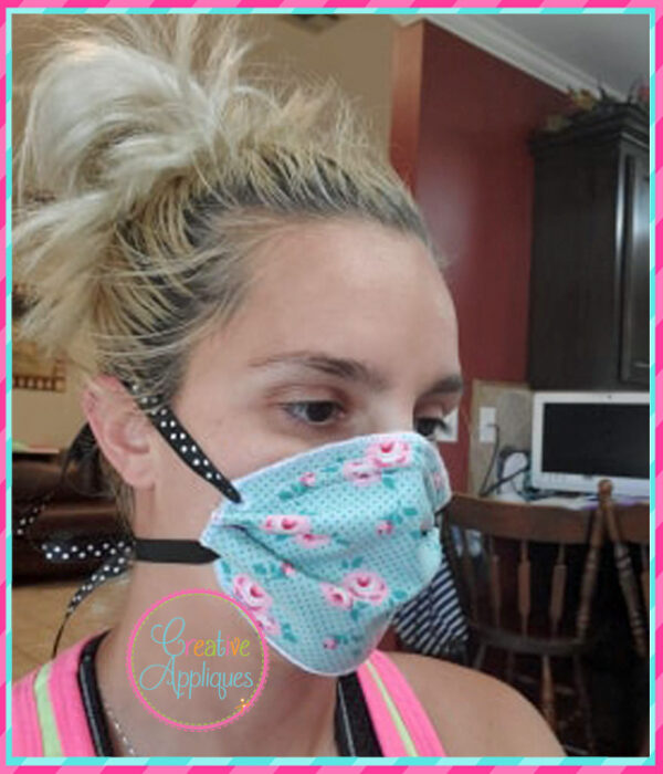 In The Hoop Zigzag Stitch Face Mask - Image 7