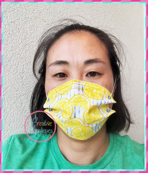 In The Hoop Zigzag Stitch Face Mask - Image 4