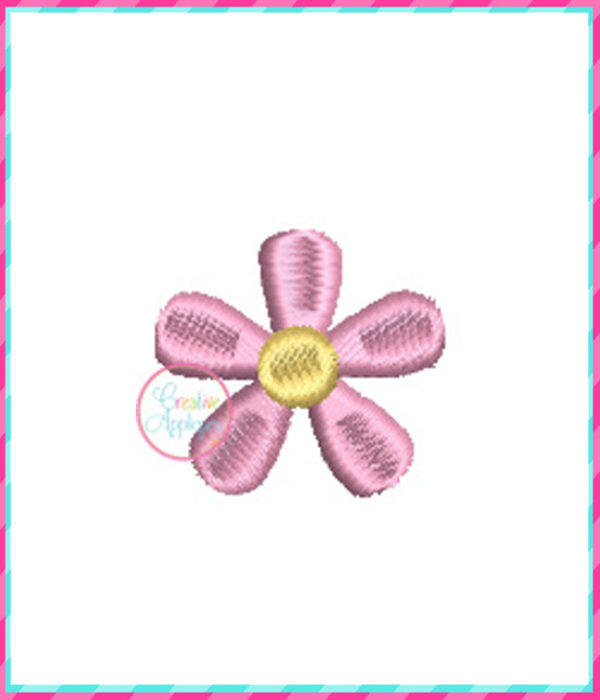 Flower and Bow Applique & Embroidery Set - Image 5