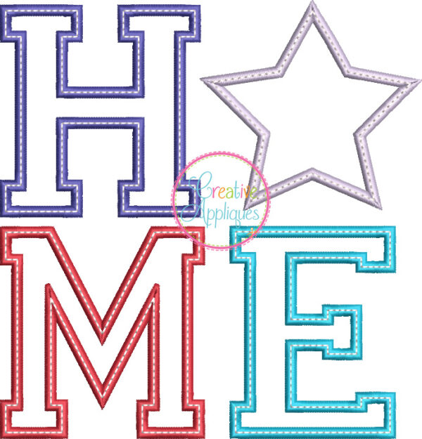 Home Star Applique - Image 2