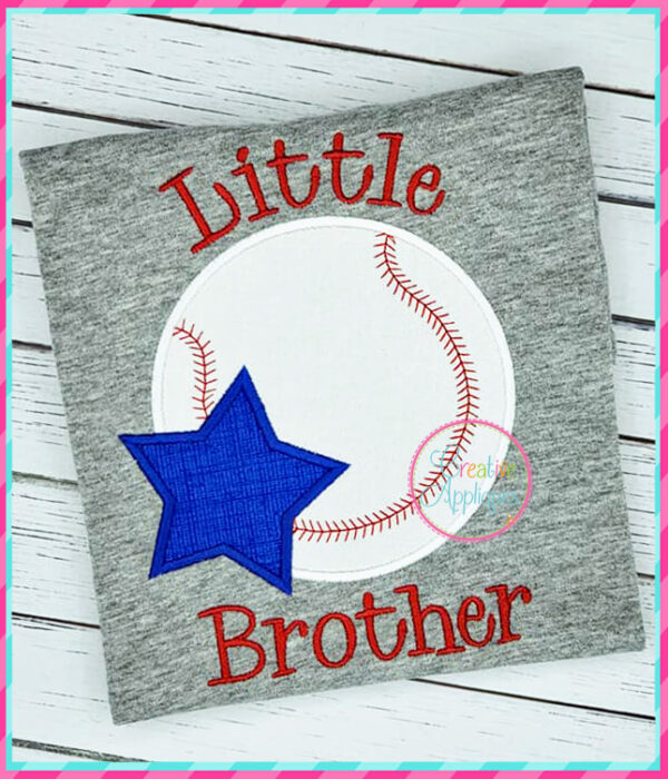 Baseball Applique and Embroidery Set - Image 6