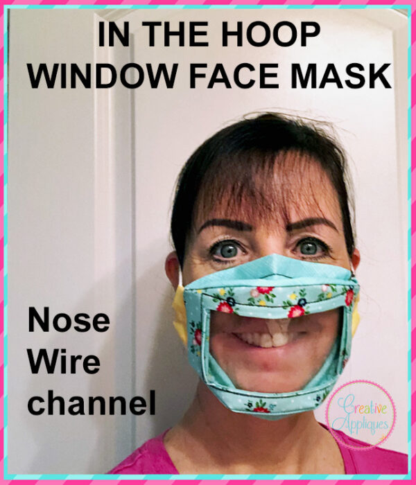 In The Hoop Clear Window Face Mask