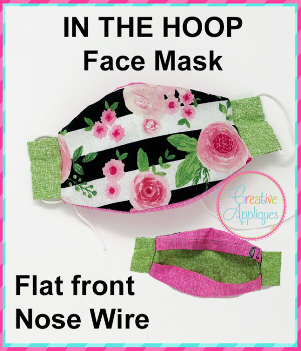 In The Hoop Flat Front Face Mask - Image 2