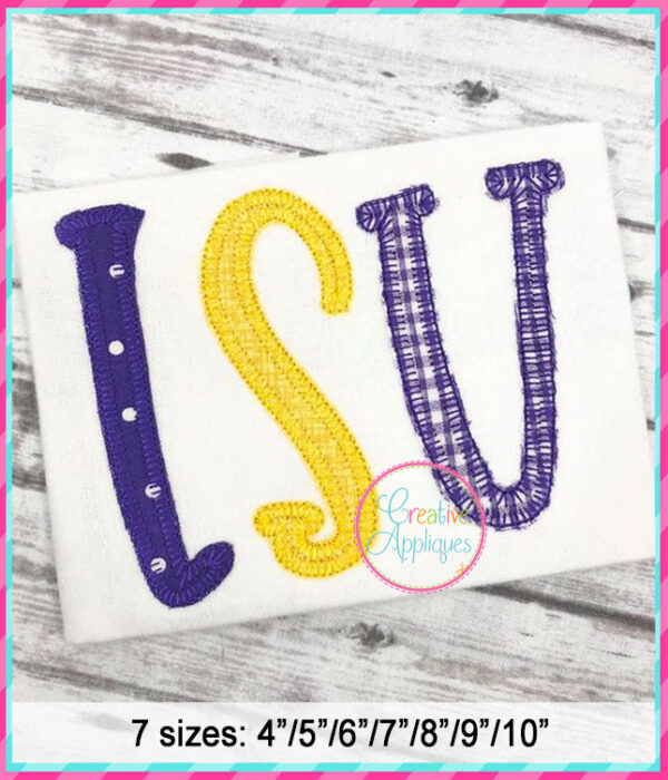 Blanket Stitch Farmhouse Lemonade Alphabet Applique - Image 4