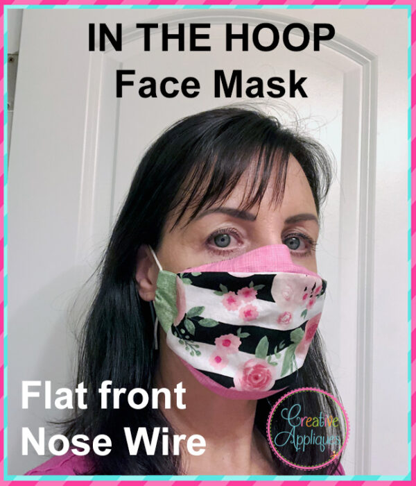 In The Hoop Flat Front Face Mask