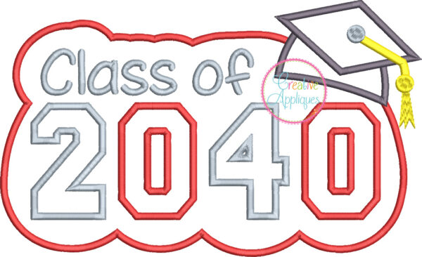 Class of 2040 Applique - Image 2