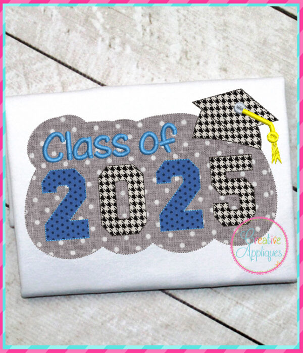 Bean Stitch Class of 2025 Applique