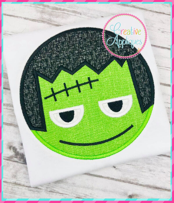 Frankenstein Face Applique Design