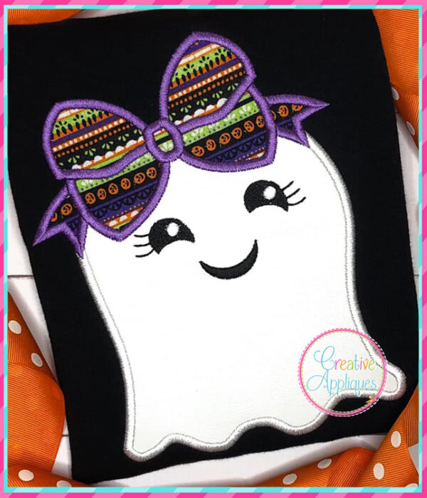 Ghost Girl Applique Design