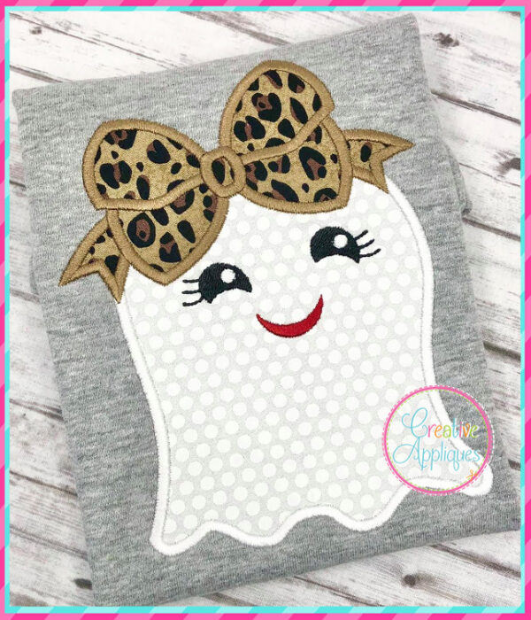 Ghost Girl Applique Design - Image 3