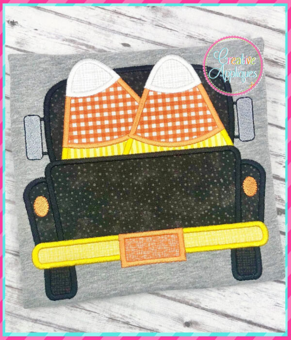 Candy Corn Truck Applique Design