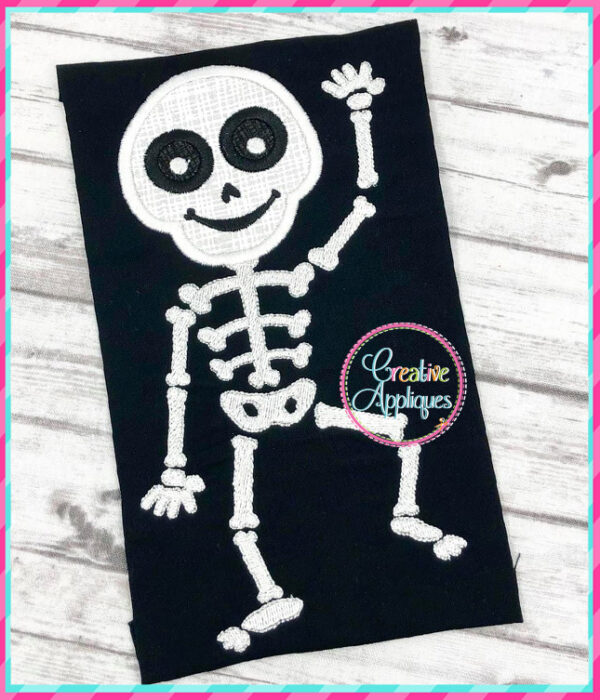 Skeleton Applique Design