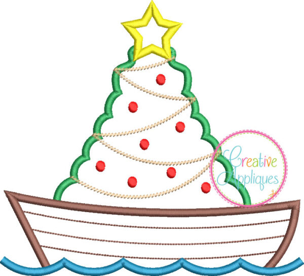 Boat Tree Applique Design - Image 2