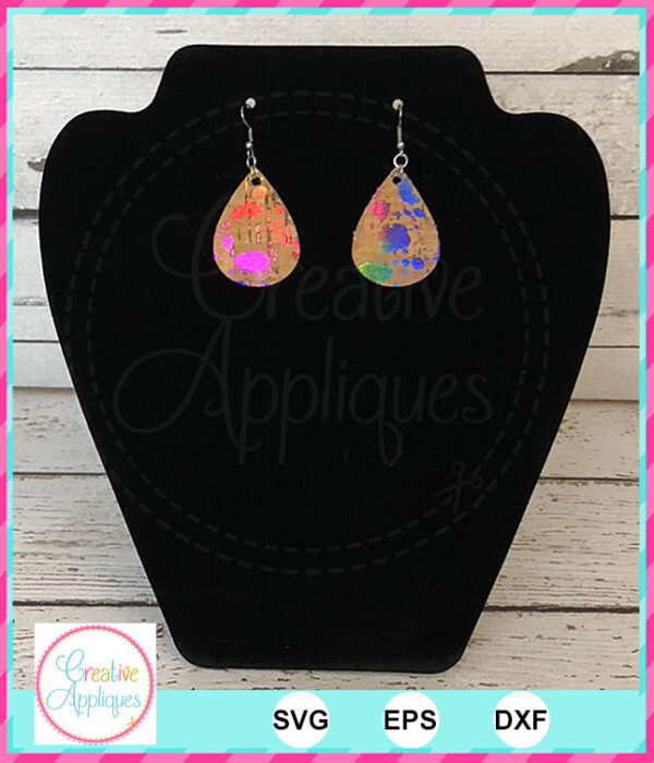 Earring Teardrop Cut File Set - Image 2