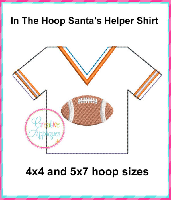 In The Hoop Football Jersey Design