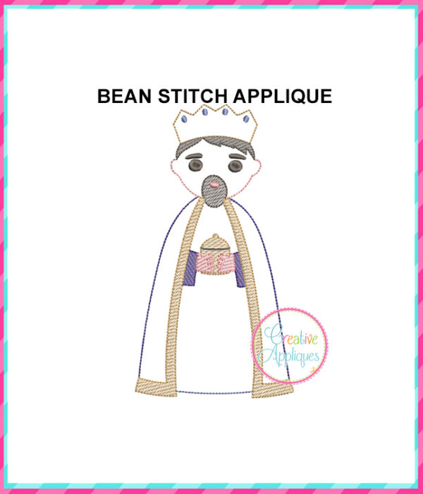 Nativity Bean Stitch Applique Design Set - Image 8