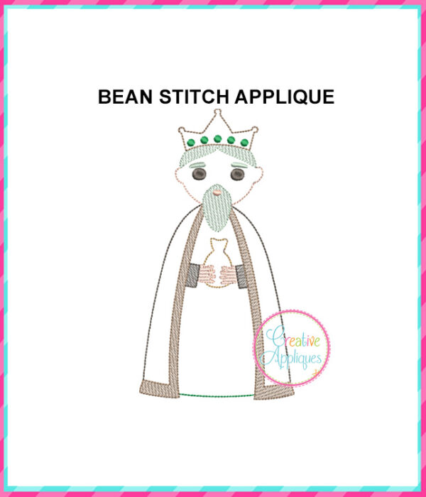 Nativity Bean Stitch Applique Design Set - Image 4