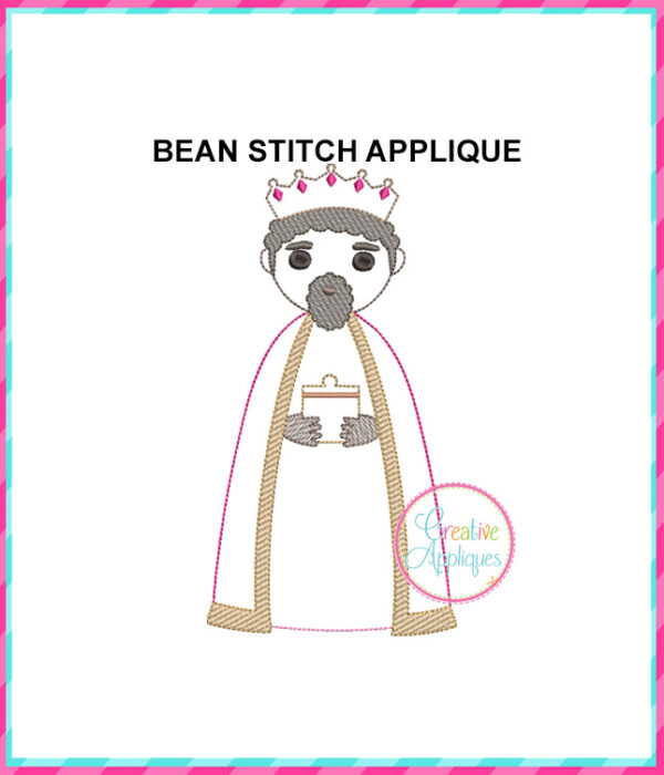 Nativity Bean Stitch Applique Design Set - Image 3