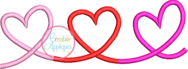 Hearts Applique Design - Image 2