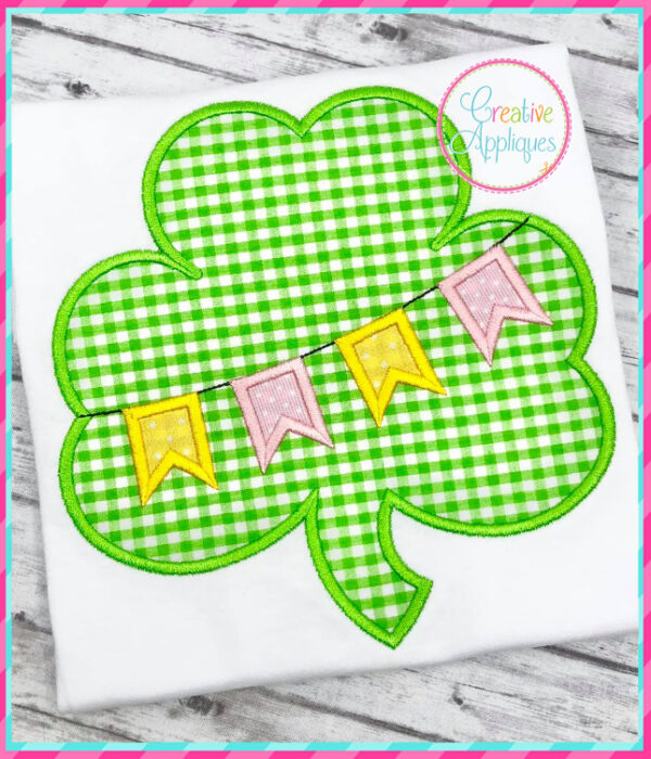 Clover Flags Applique Design