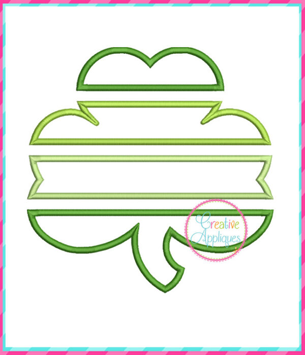 Clover Slats Applique Design - Image 2