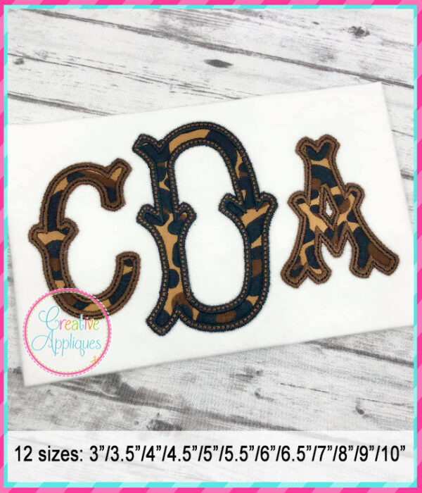 Tagliato Alphabet Applique Design - Image 3