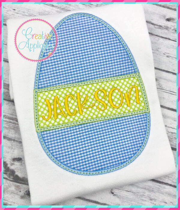 Egg Divided Applique Design