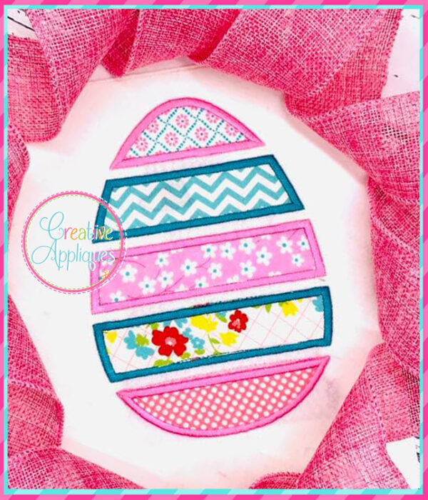 Egg Slats Applique Design