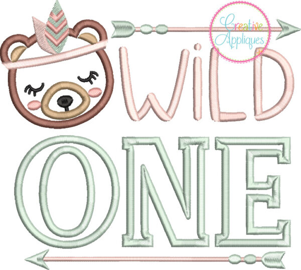 Wild One Applique Design - Image 2