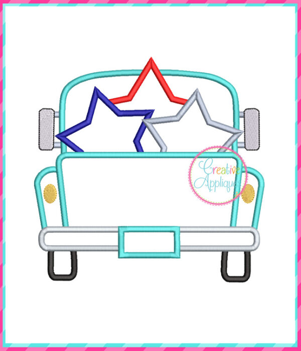 Truck Stars Applique Design - Image 2