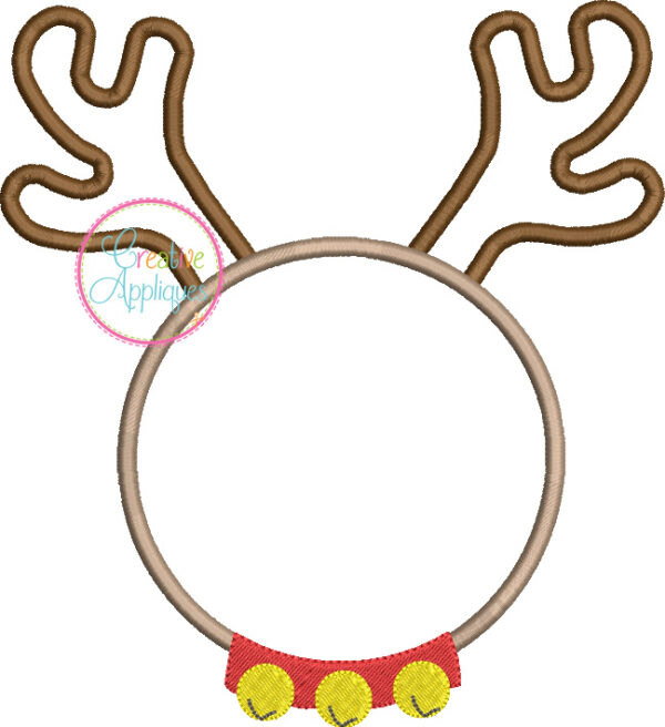 Monogram Reindeer Applique - Image 2