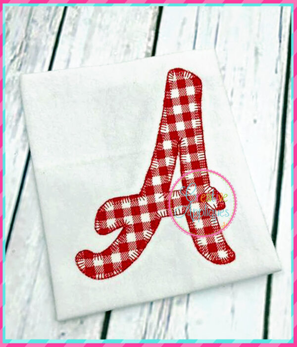 Emily Blanket Stitch Applique Alphabet - Image 7