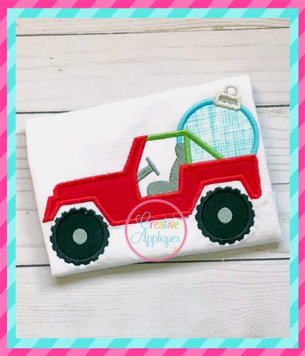 Jeep Ornament Applique - Image 4